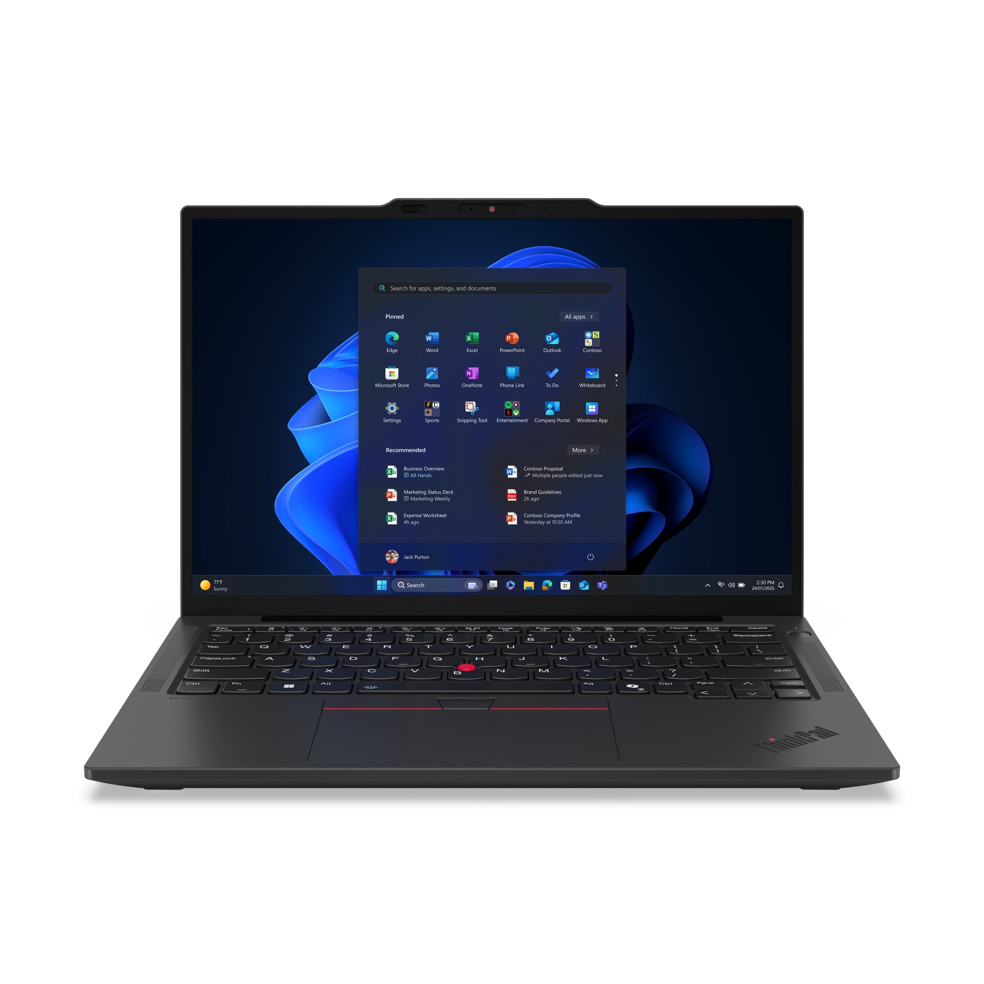 Lenovo ThinkPad X13 Gen 6 (Intel) Intel Core Ultra 5 225U Laptop 33,8 cm (13.3") WUXGA 16 GB LPDDR5x-SDRAM 512 GB SSD Wi-Fi 6E (802.11ax) Windows 11 Pro Engels Zwart