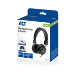 ACT Opvouwbare stereo hoofdtelefoon met 3,5mm audio-aansluiting