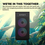 HP OMEN 35L GT16-0168nd Intel Core Ultra 7 265F 32 GB DDR5-SDRAM 1 TB SSD NVIDIA GeForce RTX 5060 Ti Windows 11 Home Tower PC AI PC Zwart