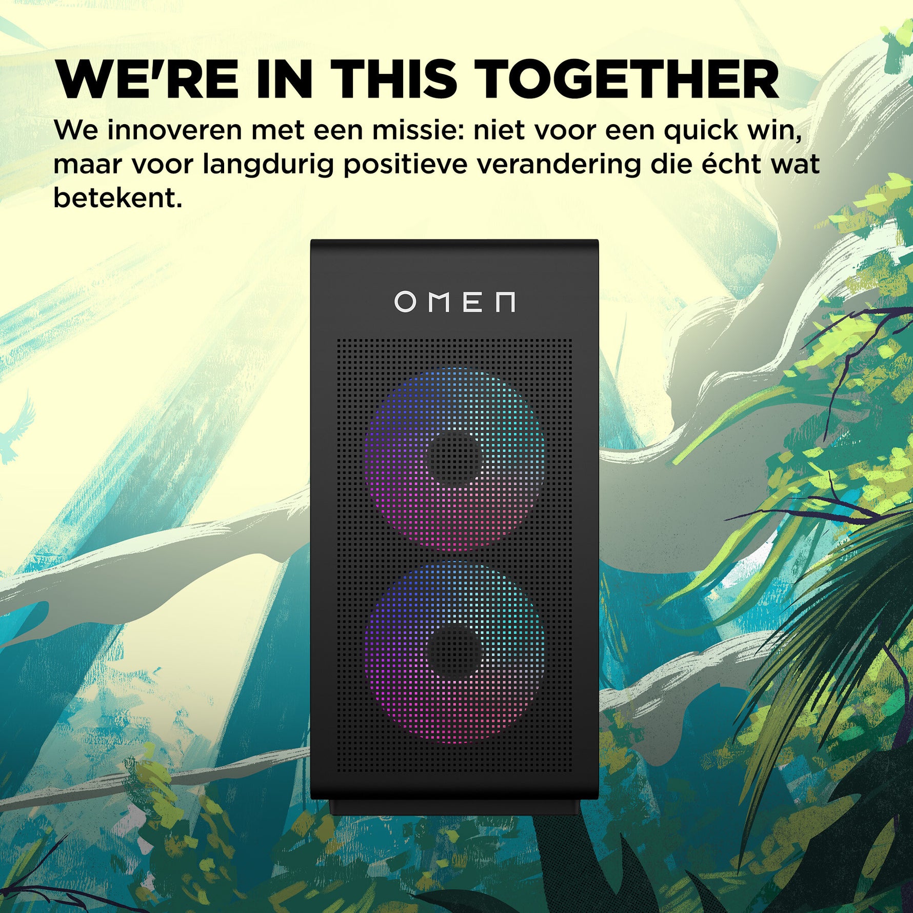 HP OMEN 35L GT16-0260nd Intel Core Ultra 7 265K 32 GB DDR5-SDRAM 2 TB SSD NVIDIA GeForce RTX 5080 Windows 11 Home Tower PC AI PC Zwart