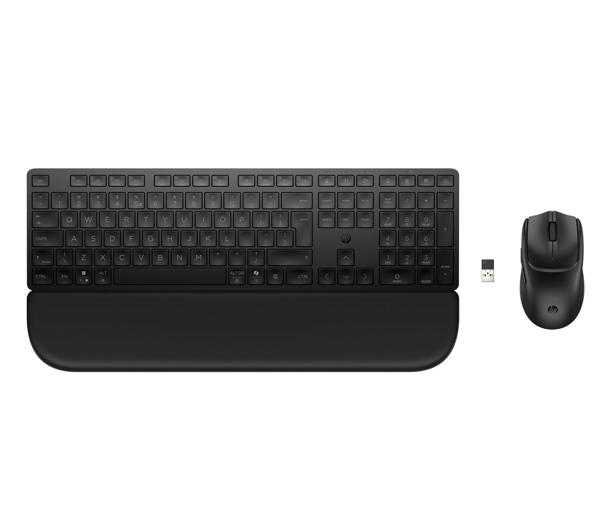 HP MultiDvcDuMdMSEKBCombowPR585C BE toetsenbord Inclusief muis Thuis/Werk RF-draadloos + Bluetooth Zwart
