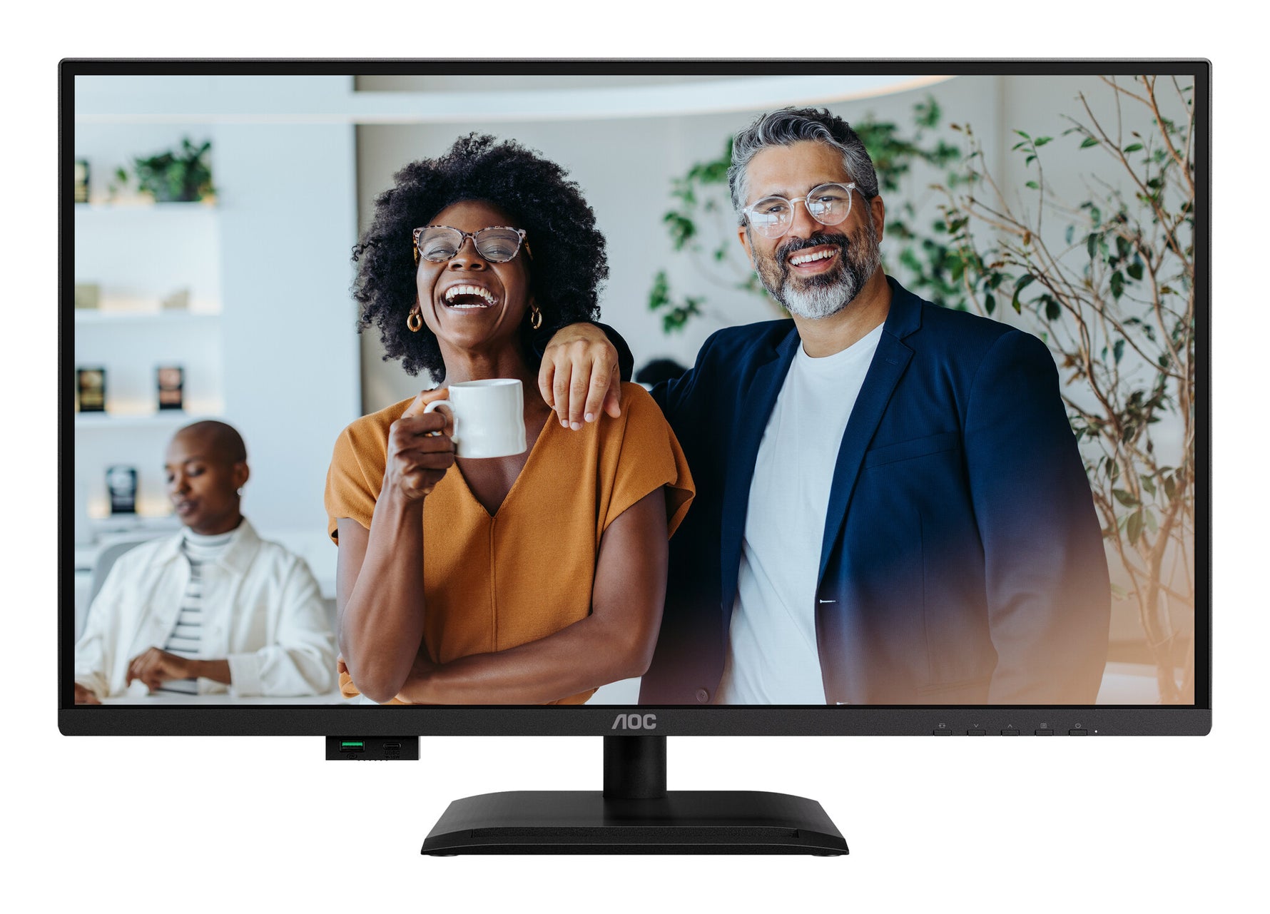 AOC Q27P4CV computer monitor 68,6 cm (27") 2560 x 1440 Pixels Quad HD LED Zwart