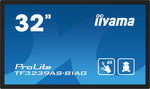 iiyama TF3239AS-B1AG computer monitor 80 cm (31.5") 1920 x 1080 Pixels Full HD LED Touchscreen Zwart