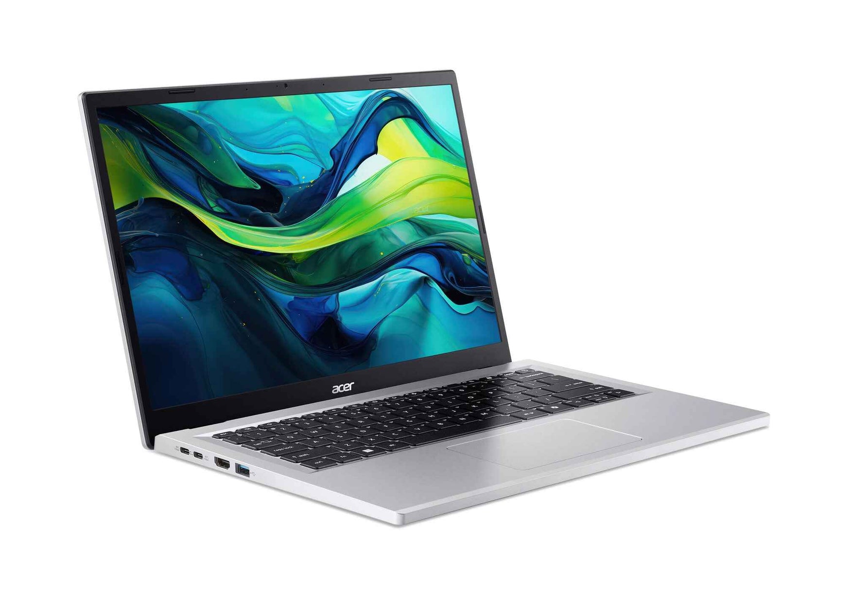 Acer Aspire Go 14 AG14-71P-57X0 Intel® Core™ i5 i5-13420H Laptop 35,6 cm (14") WUXGA 24 GB DDR5-SDRAM 512 GB SSD Wi-Fi 6 (802.11ax) Windows 11 Home US International Zilver