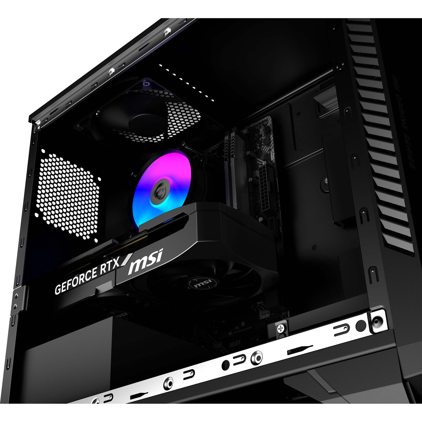 MSI MAG Infinite S3 14NVM7-3002EU Intel® Core™ i7 i7-14700F 16 GB DDR5-SDRAM 1 TB SSD NVIDIA GeForce RTX 5060 Ti Windows 11 Home Desktop PC Zwart