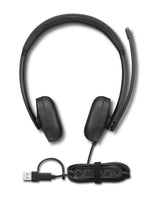 Lenovo VoIP Headset 5000 Bedraad Hoofdband Kantoor/callcenter USB Type-C Zwart
