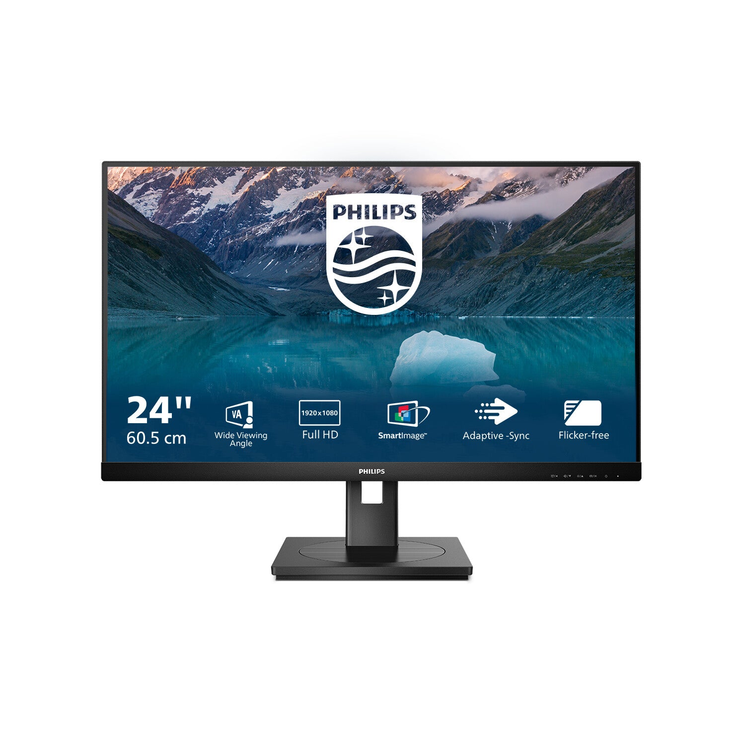 Philips S Line 242S9JML/00 LED display 61 cm (24") 1920 x 1080 Pixels Full HD LCD Zwart