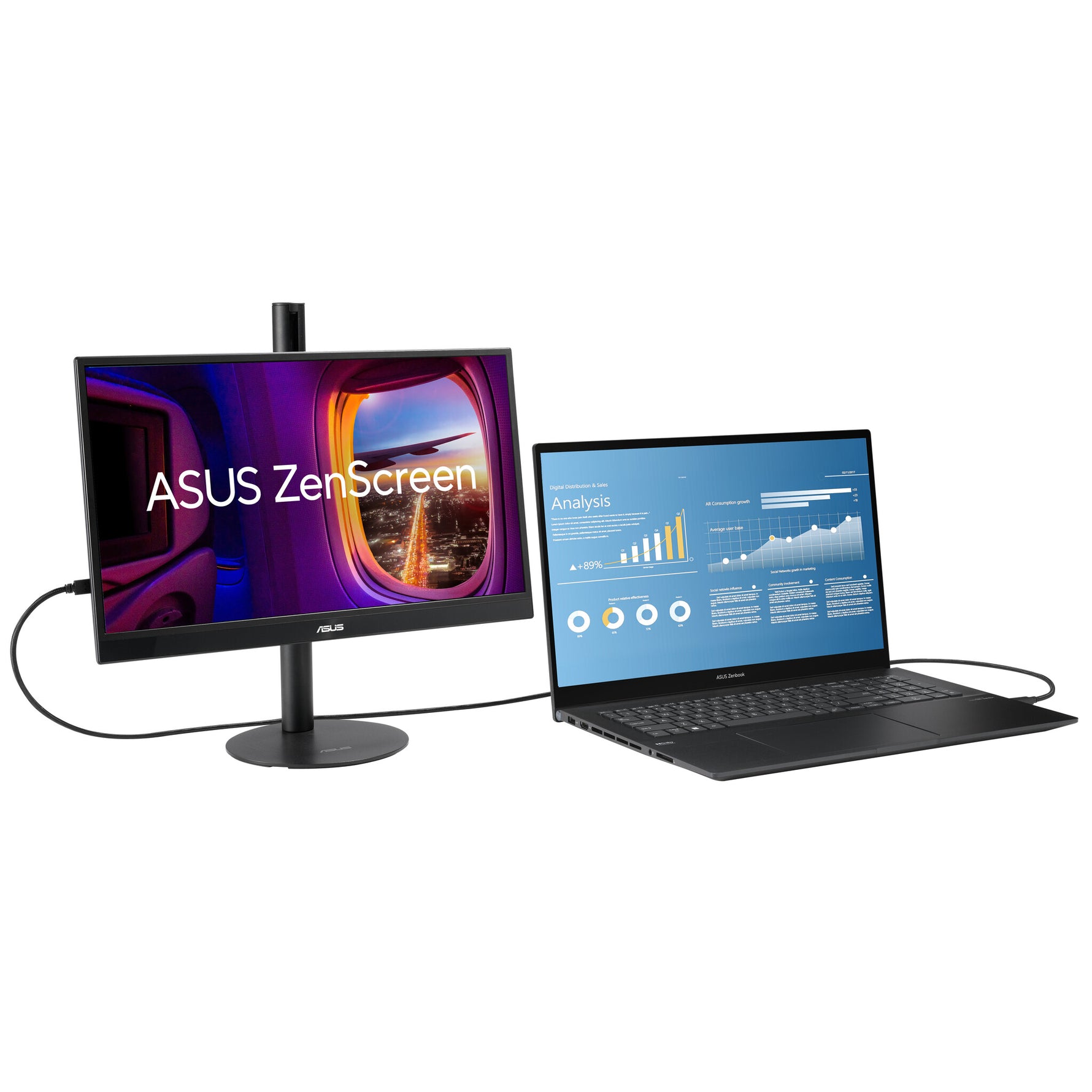 ASUS ZenScreen MB17AHG computermonitor 43,9 cm (17.3") 1920 x 1080 Pixels Full HD LCD Zwart