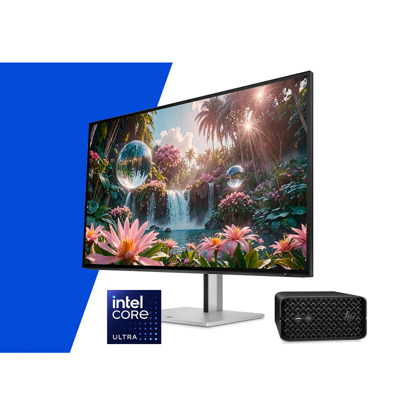 HP Z2 G1a Copilot+ PC AMD Ryzen AI Max+ PRO 395 128 GB LPDDR5x-SDRAM 2 TB SSD Windows 11 Pro Mini PC Workstation AI Workstation, AI PC Zwart