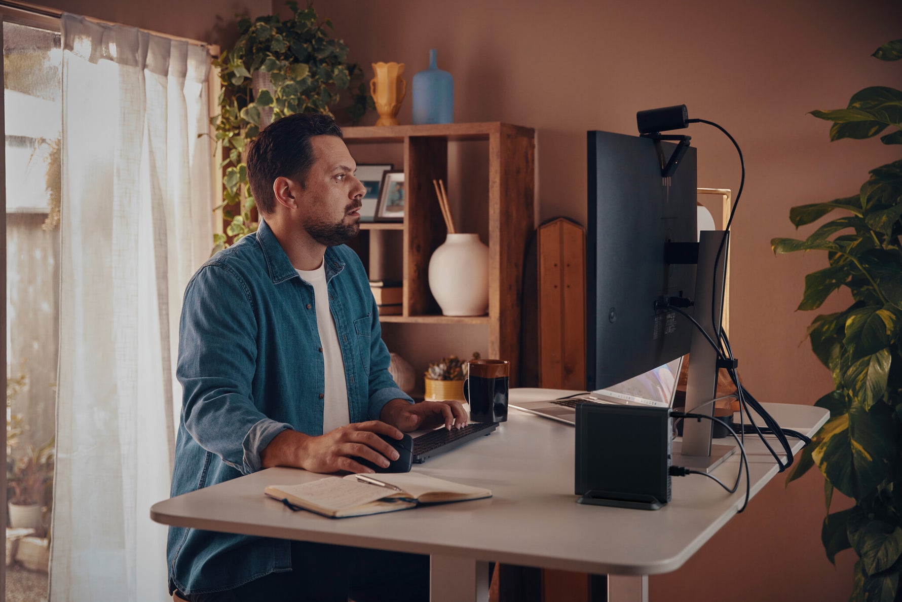 HP EliteDesk 8 Mini G1a Next Gen AI Copilot+ PC AMD Ryzen Al 7 350 32 GB DDR5-SDRAM 512 GB SSD Windows 11 Pro Mini PC AI PC Zwart