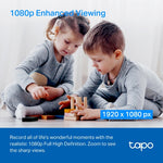 TP-Link Tapo C200P2 Bolvormig IP-beveiligingscamera Binnen 1920 x 1080 Pixels Bureau