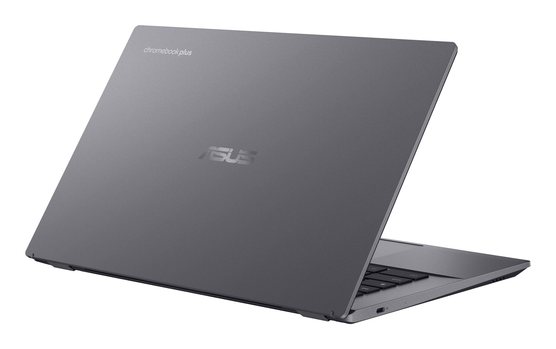 ASUS Chromebook Plus CX34 CB3402CVA-MW1326 Intel Core 3 100U 35,6 cm (14") Touchscreen Full HD 8 GB LPDDR5x-SDRAM 128 GB UFS Wi-Fi 6E (802.11ax) ChromeOS Grijs AZERTY Belgisch