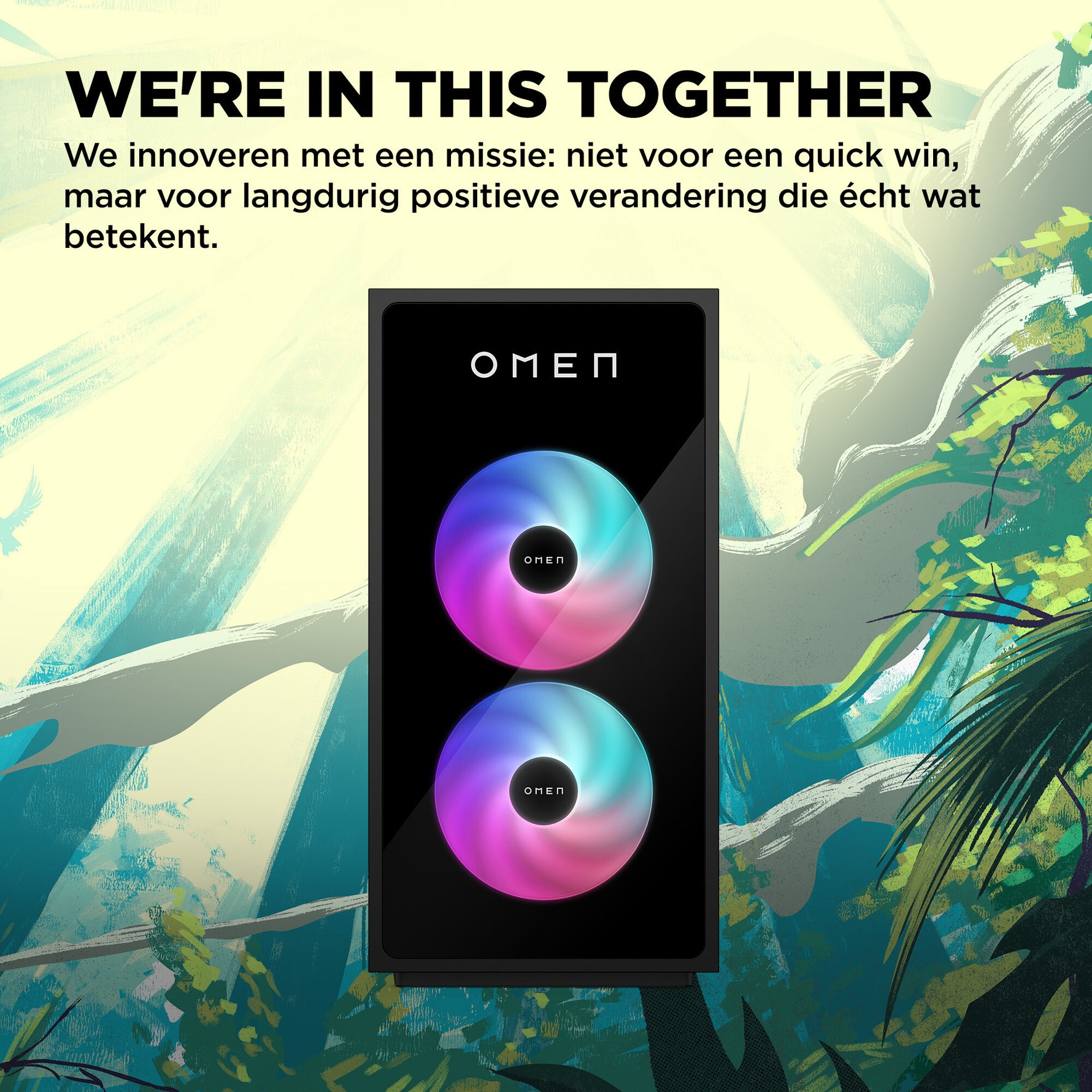 HP OMEN 35L GT16-0275nd Intel Core Ultra 9 285K 64 GB DDR5-SDRAM 2 TB SSD NVIDIA GeForce RTX 5080 Windows 11 Home Tower PC AI PC Zwart