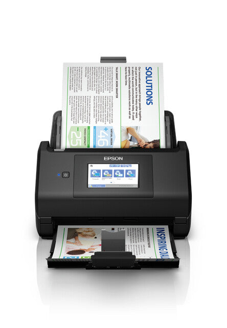Epson WorkForce ES-580W, A4 automatische duplexscanner met Wi-Fi en gebruiksvriendelijk touchscreen