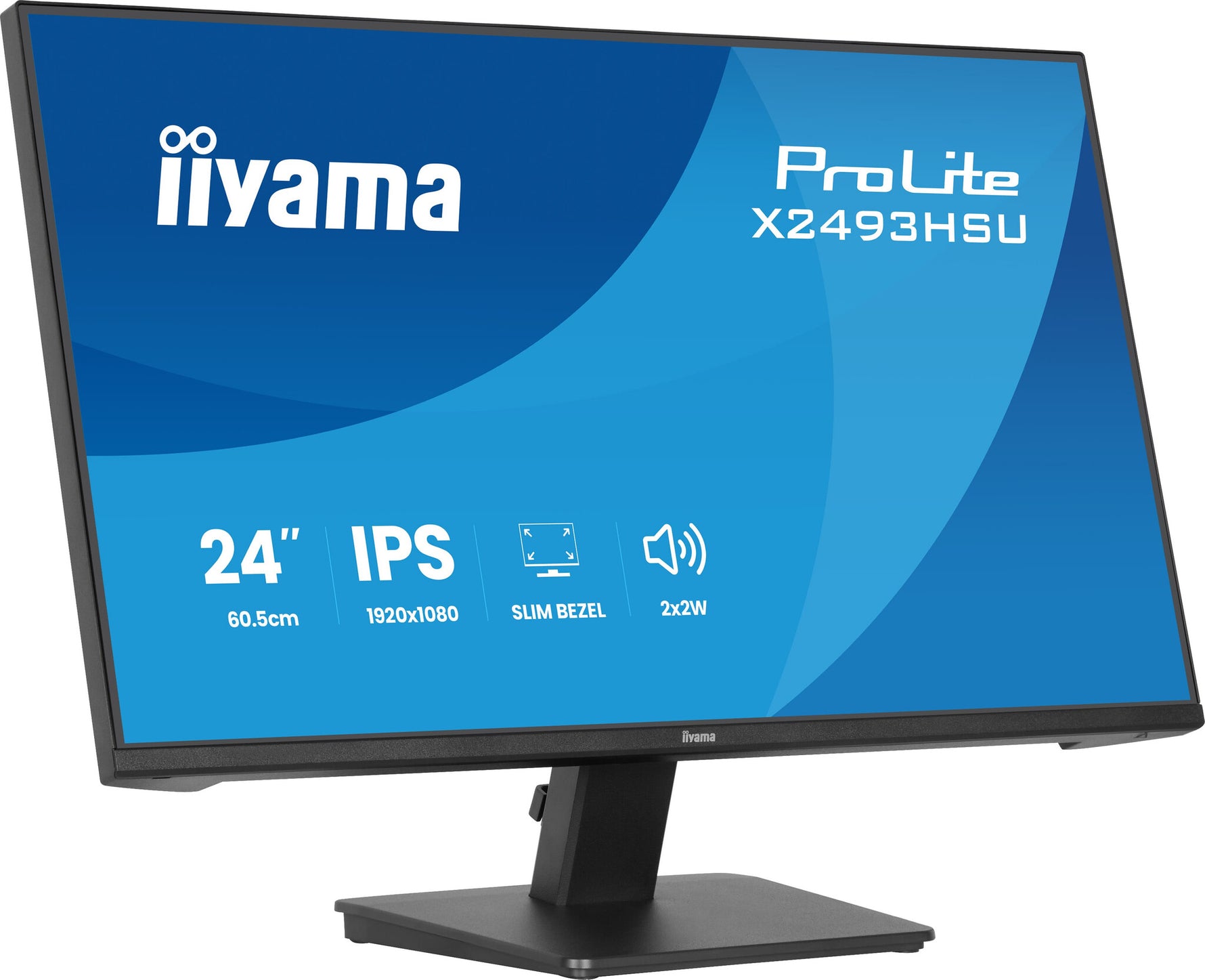 iiyama ProLite X2493HSU-B1 computer monitor 60,5 cm (23.8") 1920 x 1080 Pixels Full HD LED Zwart
