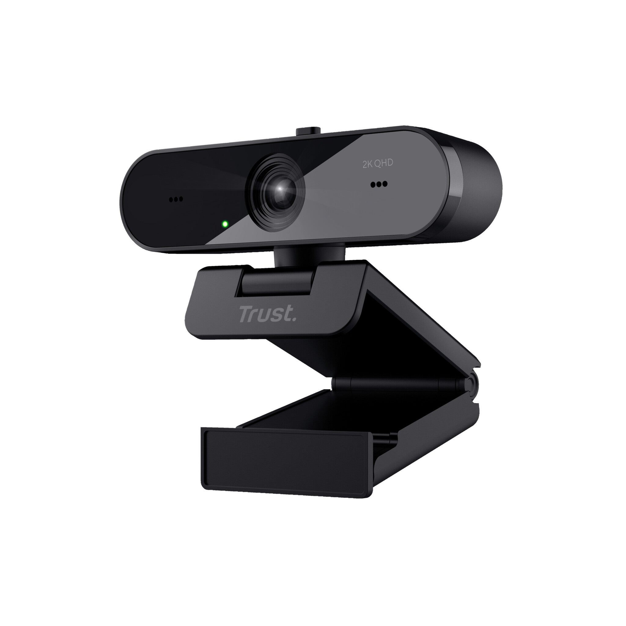 Trust Taxon Webcam - 2K QHD webcam – Autofocus – Dubbele microfoon – Privacyfilter – Zwart