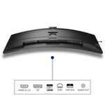 Philips 49B2U6903CH/00 computer monitor 124 cm (48.8") 5120 x 1440 Pixels Dual QHD LCD Grijs