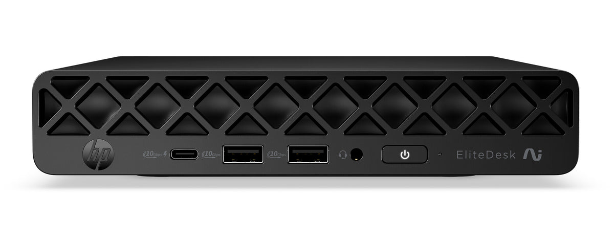 HP EliteDesk 8 Mini G2a Next Gen AI PC Copilot+ PC AMD Ryzen AI 7 445 16 GB DDR5-SDRAM 512 GB SSD Windows 11 Pro Mini PC Zwart