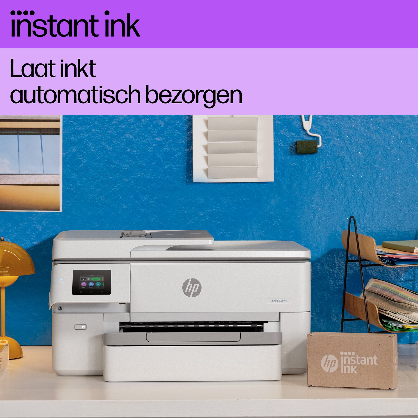 HP OfficeJet Pro 9720e Draadloos All-in-One Kleur Printer, Dubbelzijdig printen; Kopieerapparaat, Scanner