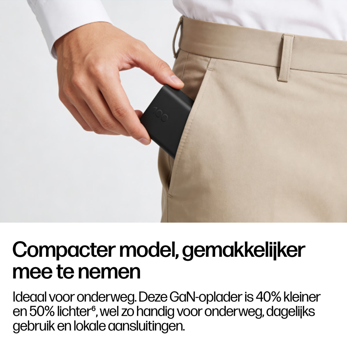HP 100W Galliumnitride-wandlader EURO SmartBuy netvoeding & omvormer
