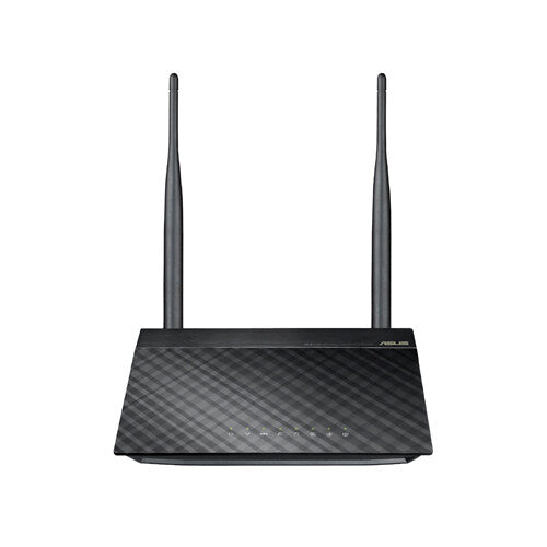 ASUS RT-N12E C1 N300 draadloze router Fast Ethernet Single-band (2.4 GHz) Zwart, Metallic