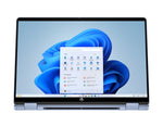 HP OmniBook 5 Flip 14-fp0251ndx 120U 35,6 cm (14") Touchscreen 2K 8 GB LPDDR5-SDRAM 512 GB SSD Wi-Fi 6 (802.11ax) Windows 11 Home Blauw QWERTY