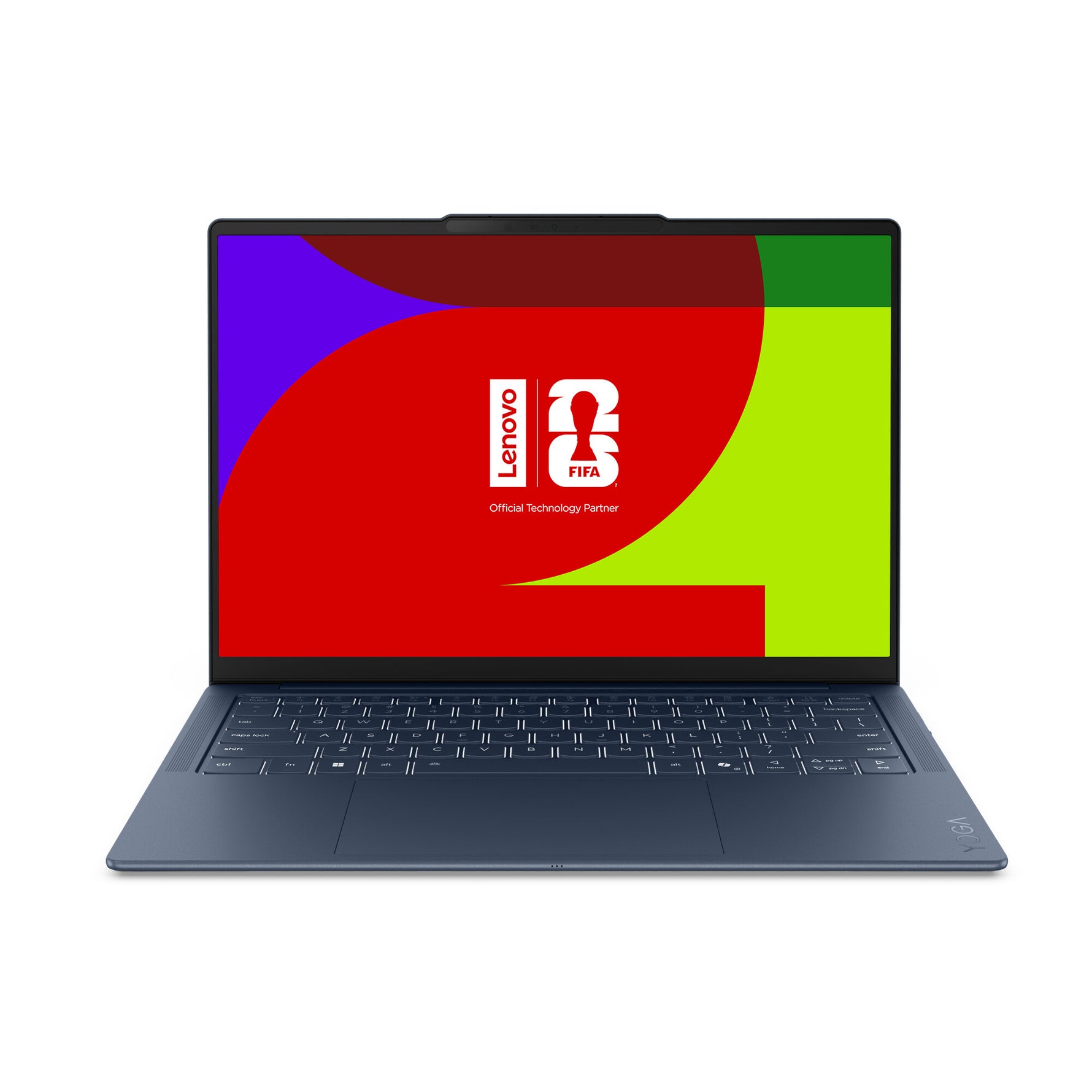 Lenovo Yoga Slim 7 14Q8Y11 Copilot+ PC Snapdragon X2P-42-100 Laptop 35,6 cm (14") WUXGA 16 GB LPDDR5x-SDRAM 512 GB SSD Wi-Fi 7 (802.11be) Windows 11 Home Blauw Engels