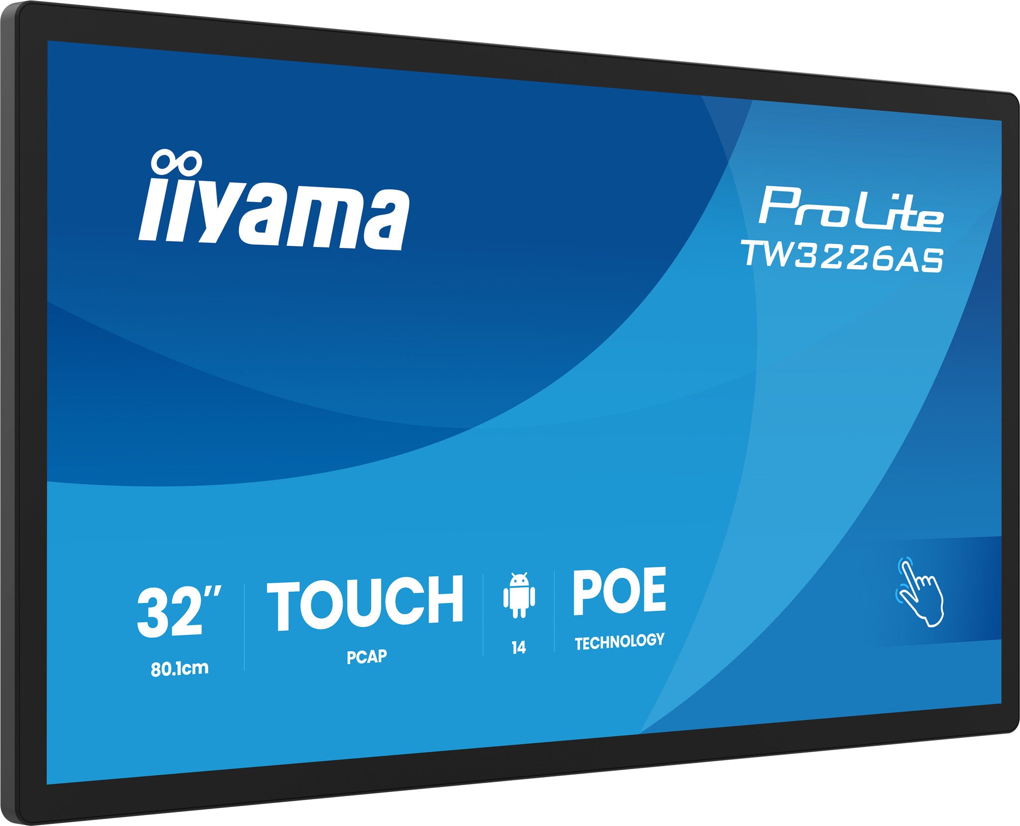 iiyama TW3226AS-B3P computer monitor 80 cm (31.5") 1920 x 1080 Pixels Full HD LED Touchscreen Zwart
