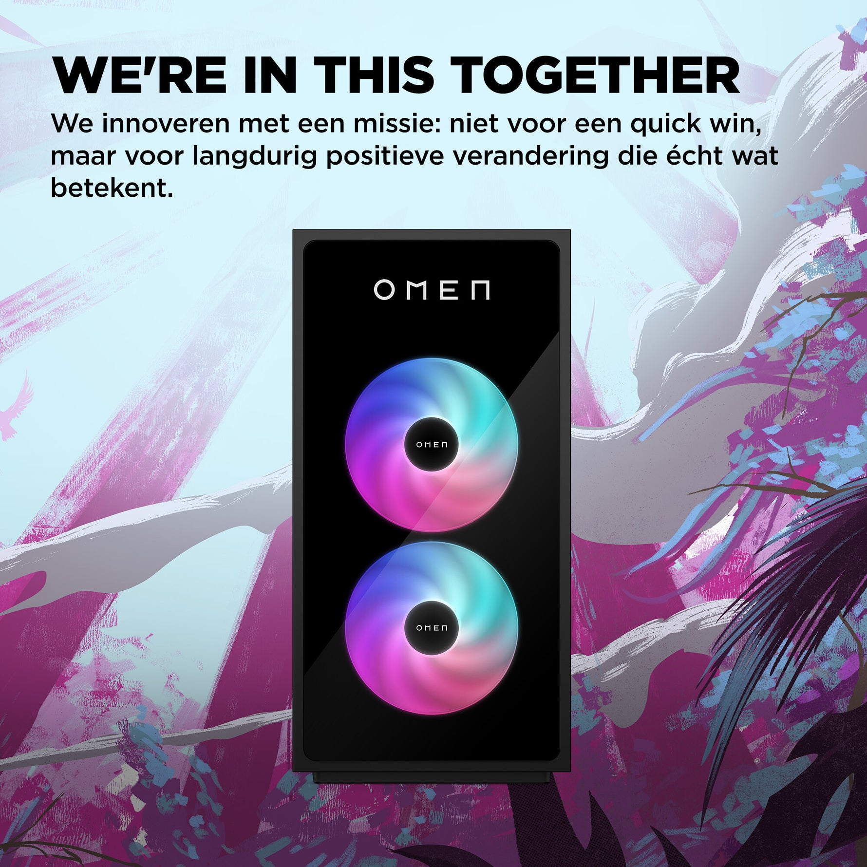 HP OMEN 35L GT16-0215nd AMD Ryzen™ 7 8700F 32 GB DDR5-SDRAM 1 TB SSD NVIDIA GeForce RTX 5070 Windows 11 Home Tower PC AI PC Zwart