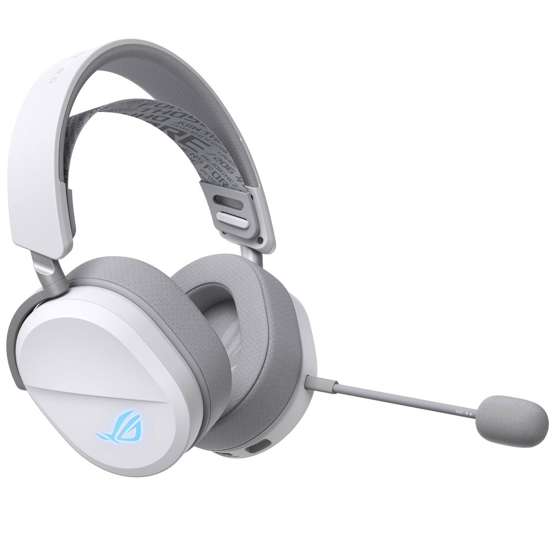 ASUS ROG Pelta Headset Bedraad en draadloos Hoofdband Gamen USB Type-C Bluetooth Wit