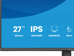 iiyama ProLite XB2793HSU-B1 computer monitor 68,6 cm (27") 1920 x 1080 Pixels Full HD LED Zwart