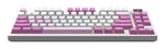 MSI FORGE GK600 TKL WIRELESS VIOLET toetsenbord Gamen USB + Bluetooth QWERTY Brits Engels Roze, Violet, Wit