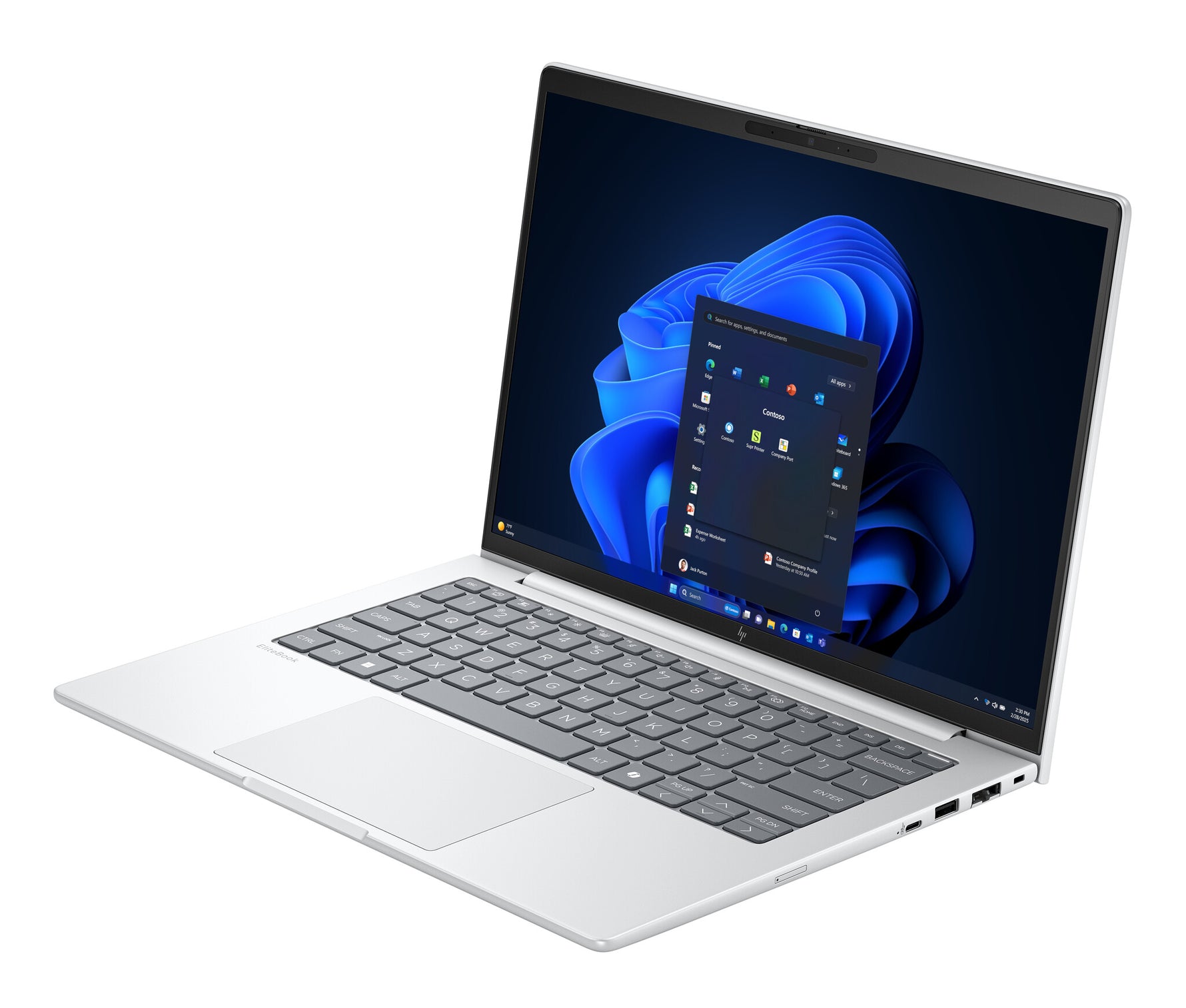 HP EliteBook 8 G1i AI Wolf Pro Security Edition Intel Core Ultra 5 225U Laptop 35,6 cm (14") WUXGA 16 GB DDR5-SDRAM 512 GB SSD Wi-Fi 6E (802.11ax) Windows 11 Pro AI PC Zilver