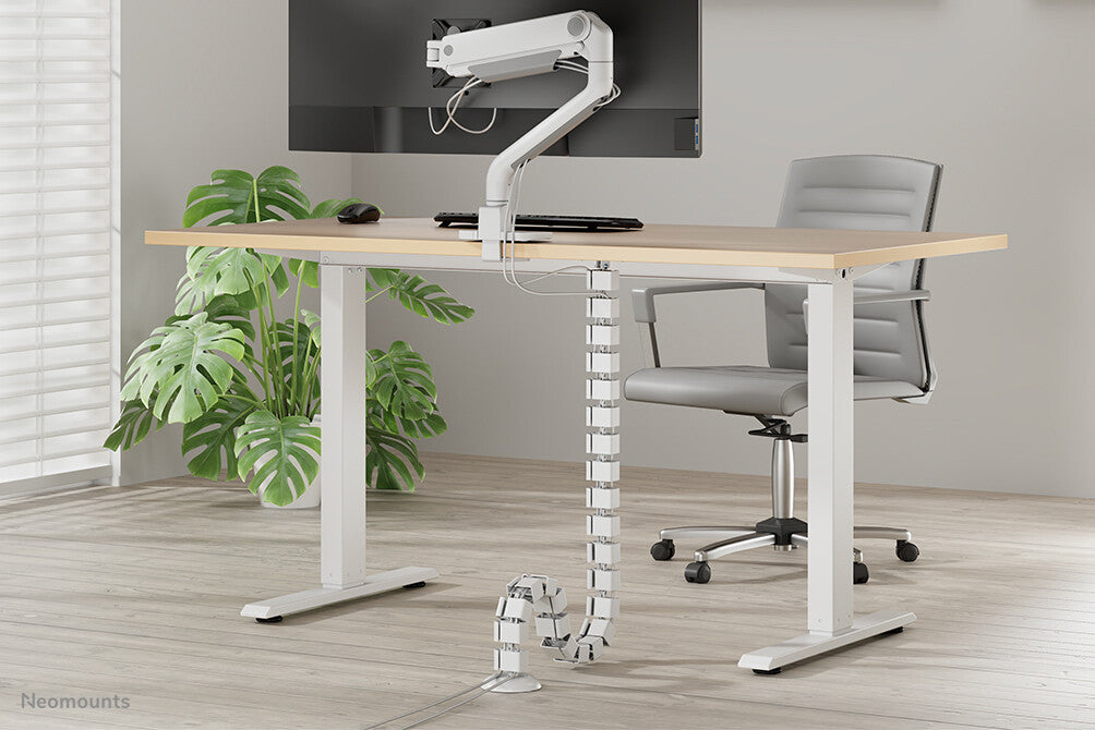 Neomounts ADS06-130WH Kabelgeleider - schroefbevestiging - universeel