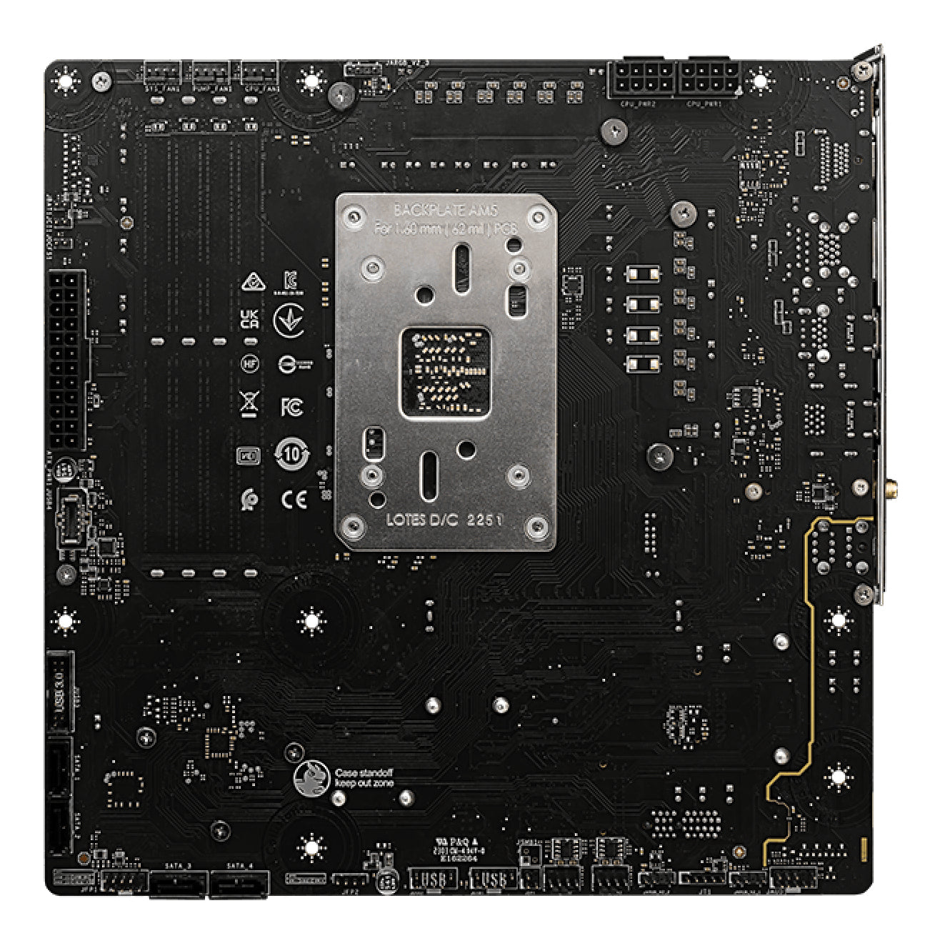 MSI B650M PROJECT ZERO moederbord AMD B650 Socket AM5 micro ATX