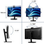 Philips 3000 series 32B2U3601H/00 computer monitor 80 cm (31.5") 2560 x 1440 Pixels Quad HD LCD Zwart