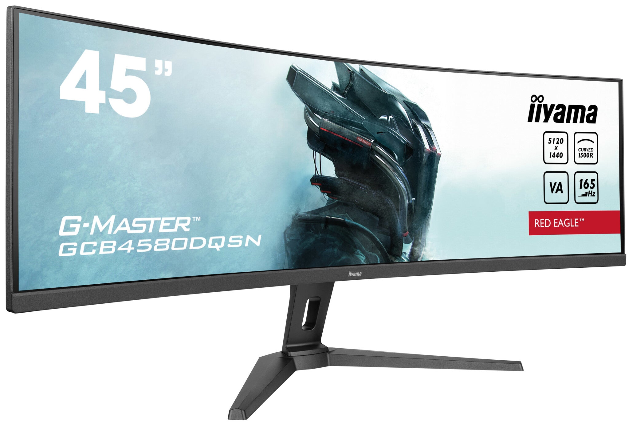 iiyama G-MASTER RED EAGLE CURVED computermonitor 113 cm (44.5") 5120 x 1440 Pixels Dual QHD LED Zwart