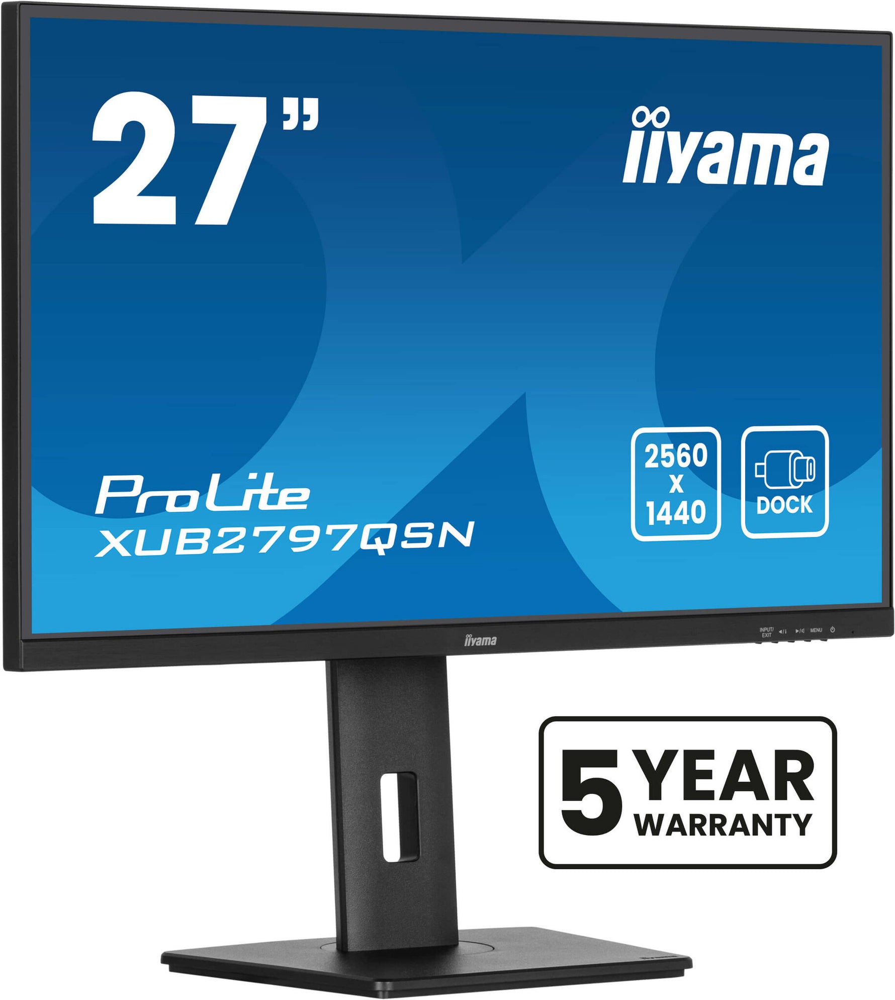 iiyama ProLite XUB2797QSN-B2 computer monitor 68,6 cm (27") 2560 x 1440 Pixels Quad HD LED Zwart