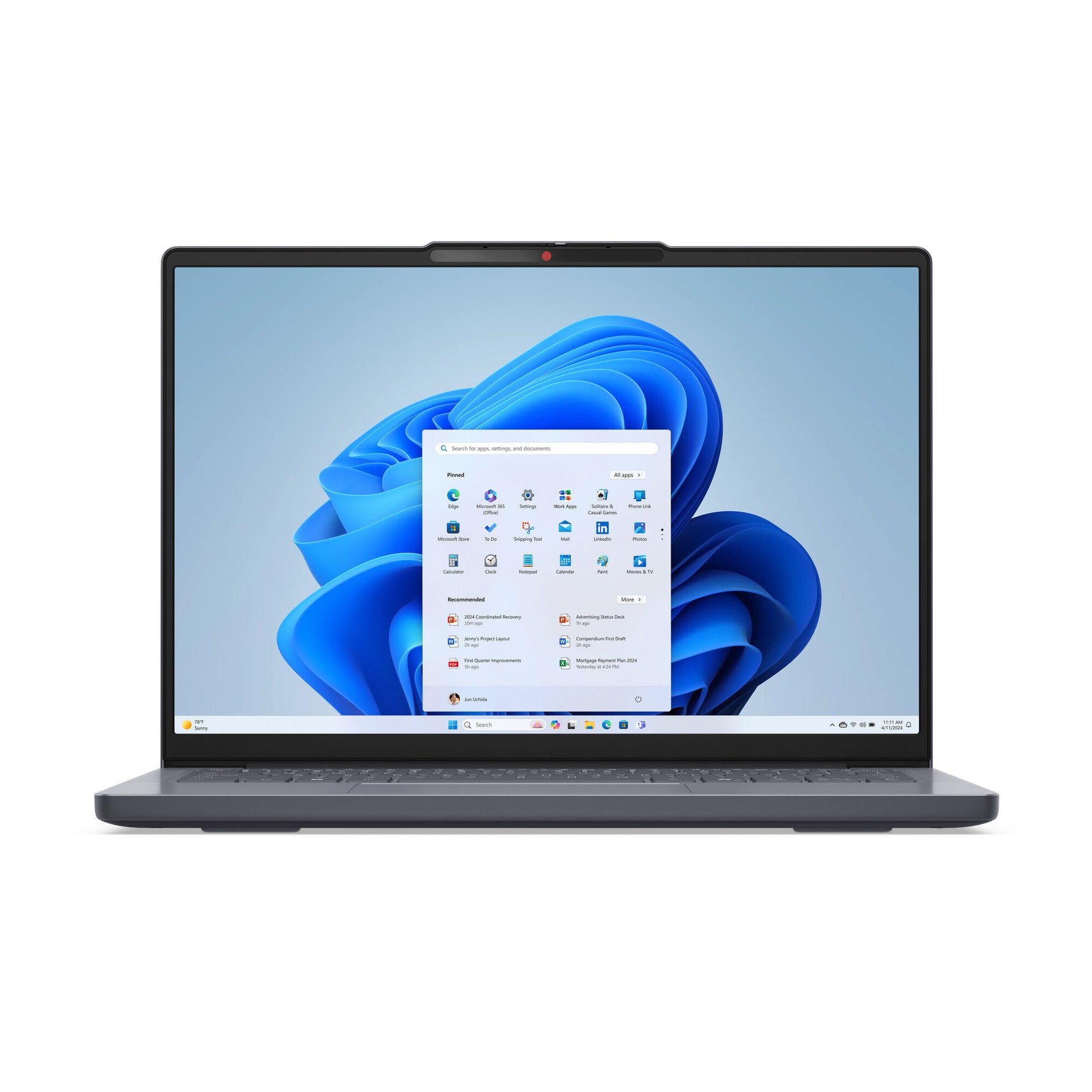 Lenovo IdeaPad Slim 3 14AHP10 AMD Ryzen™ 7 8840HS Laptop 35,6 cm (14") WUXGA 16 GB DDR5-SDRAM 512 GB SSD Wi-Fi 6 (802.11ax) Windows 11 Home Belgisch Grijs