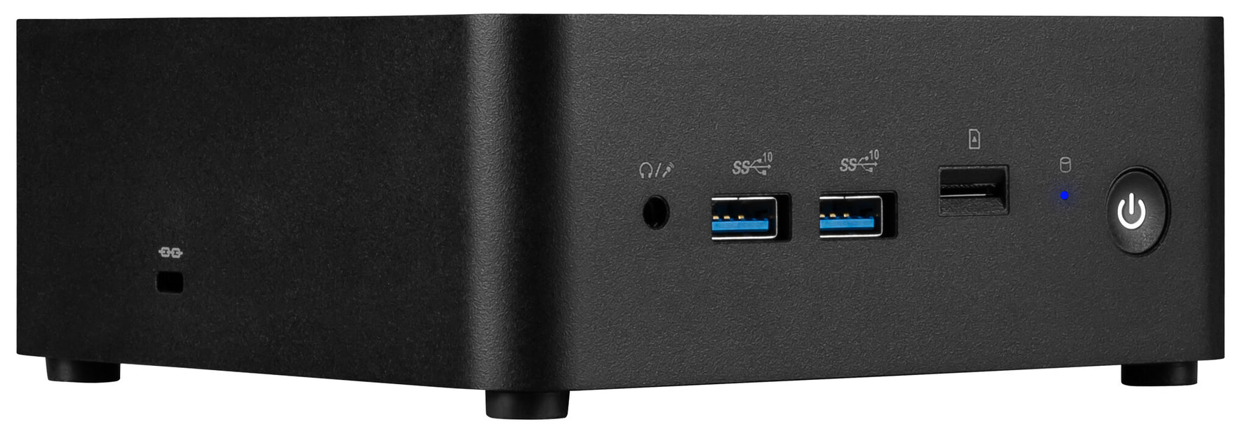 MSI CUBI NUC 1MG-244BEU PC/workstation barebone 0.84L sized PC Zwart 100U Intel SoC