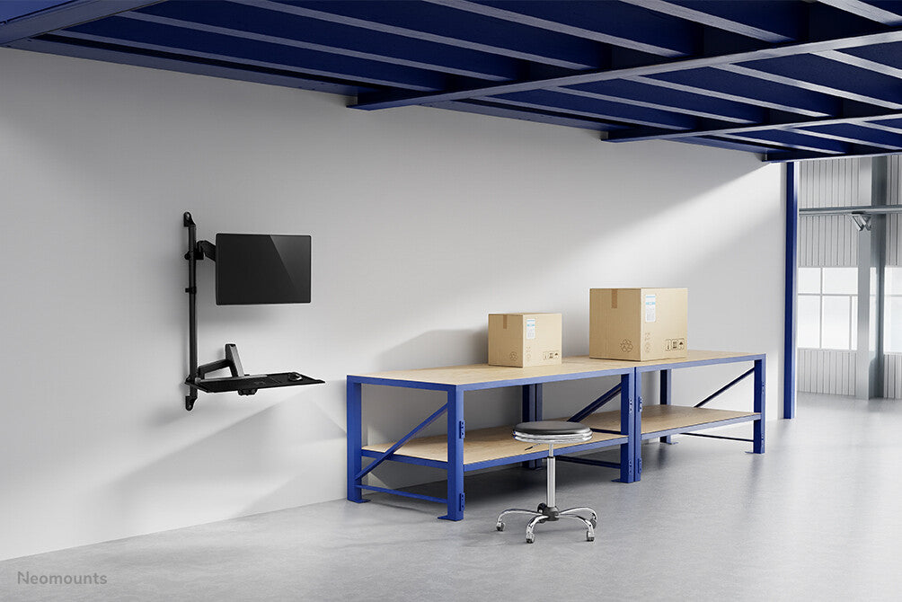 Neomounts WL90-325BL1 Zit-sta werkstation wand 17-32