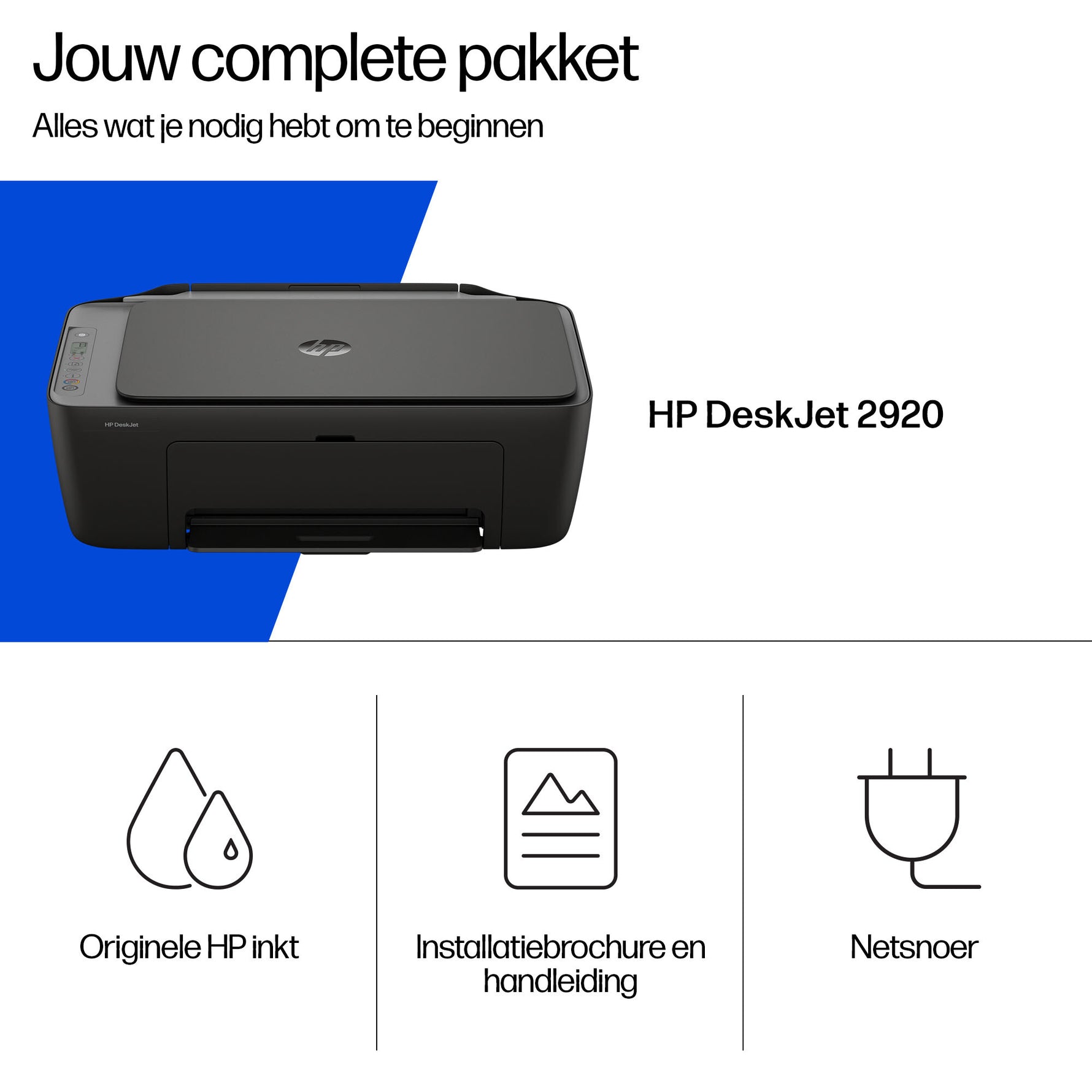 HP DeskJet 2920 Draadloos All-in-One Kleur Printer