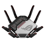ASUS ROG Rapture GT-BN98 draadloze router 10 Gigabit Ethernet Quad-band (2.4 GHz / 5 GHz-1 / 5 GHz-2 / 6 GHz) Zwart, Wit
