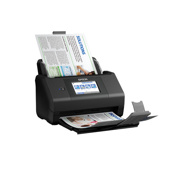 Epson WorkForce ES-580W, A4 automatische duplexscanner met Wi-Fi en gebruiksvriendelijk touchscreen