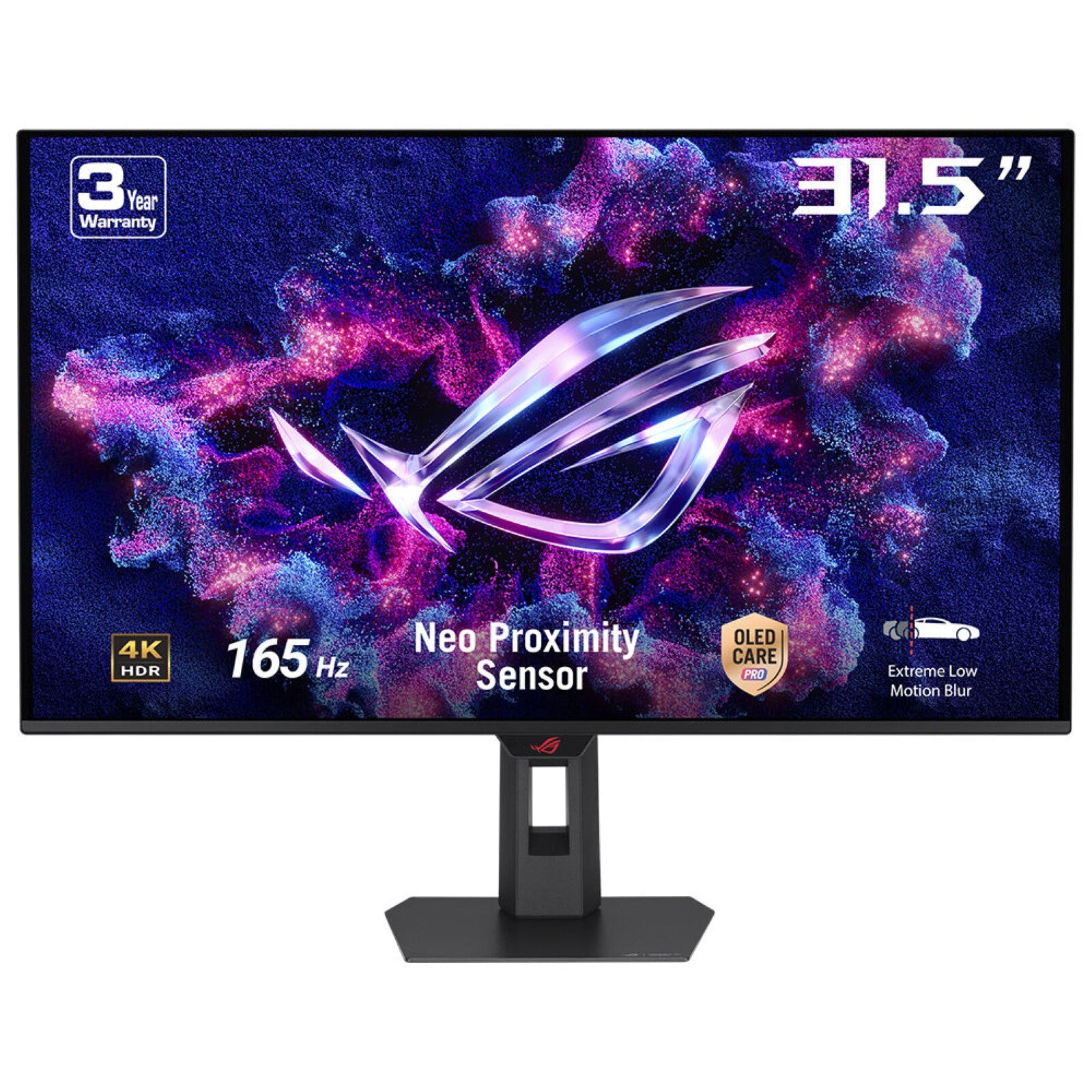 ASUS ROG Strix OLED XG32UCDS computer monitor 80 cm (31.5") 3840 x 2160 Pixels 4K Ultra HD QD-OLED Zwart