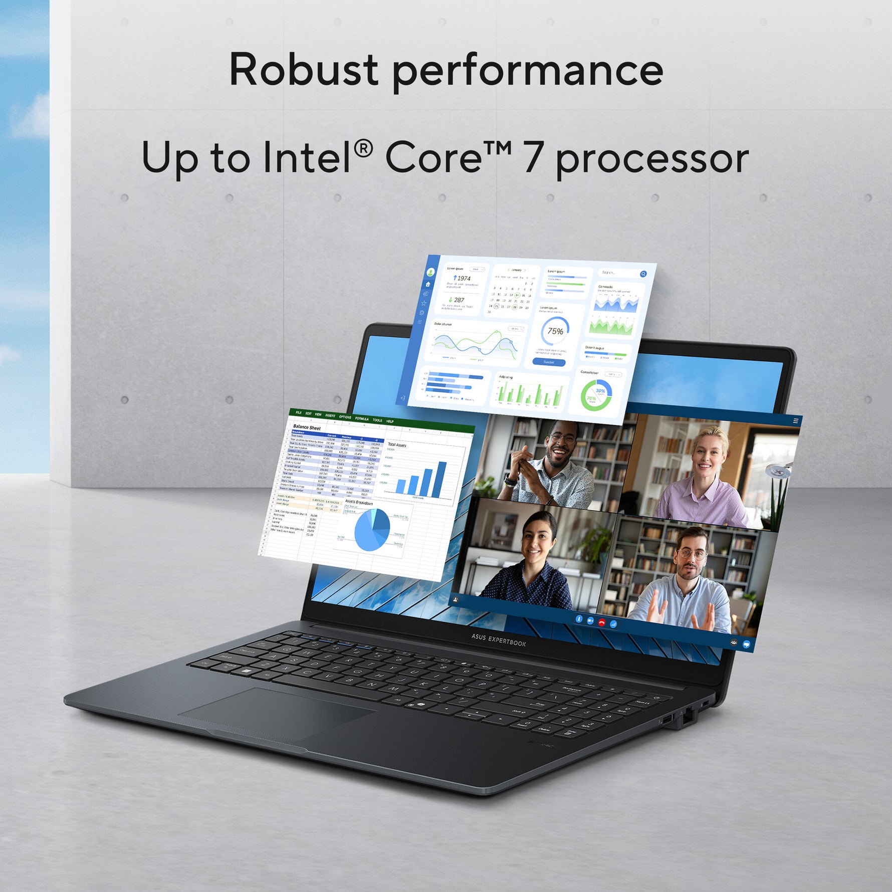 ASUS ExpertBook B1 B1503CVA-S79193X Intel Core 5 120U Laptop 39,6 cm (15.6") Full HD 16 GB DDR5-SDRAM 512 GB SSD Wi-Fi 6E (802.11ax) Windows 11 Pro Grijs AZERTY Belgisch