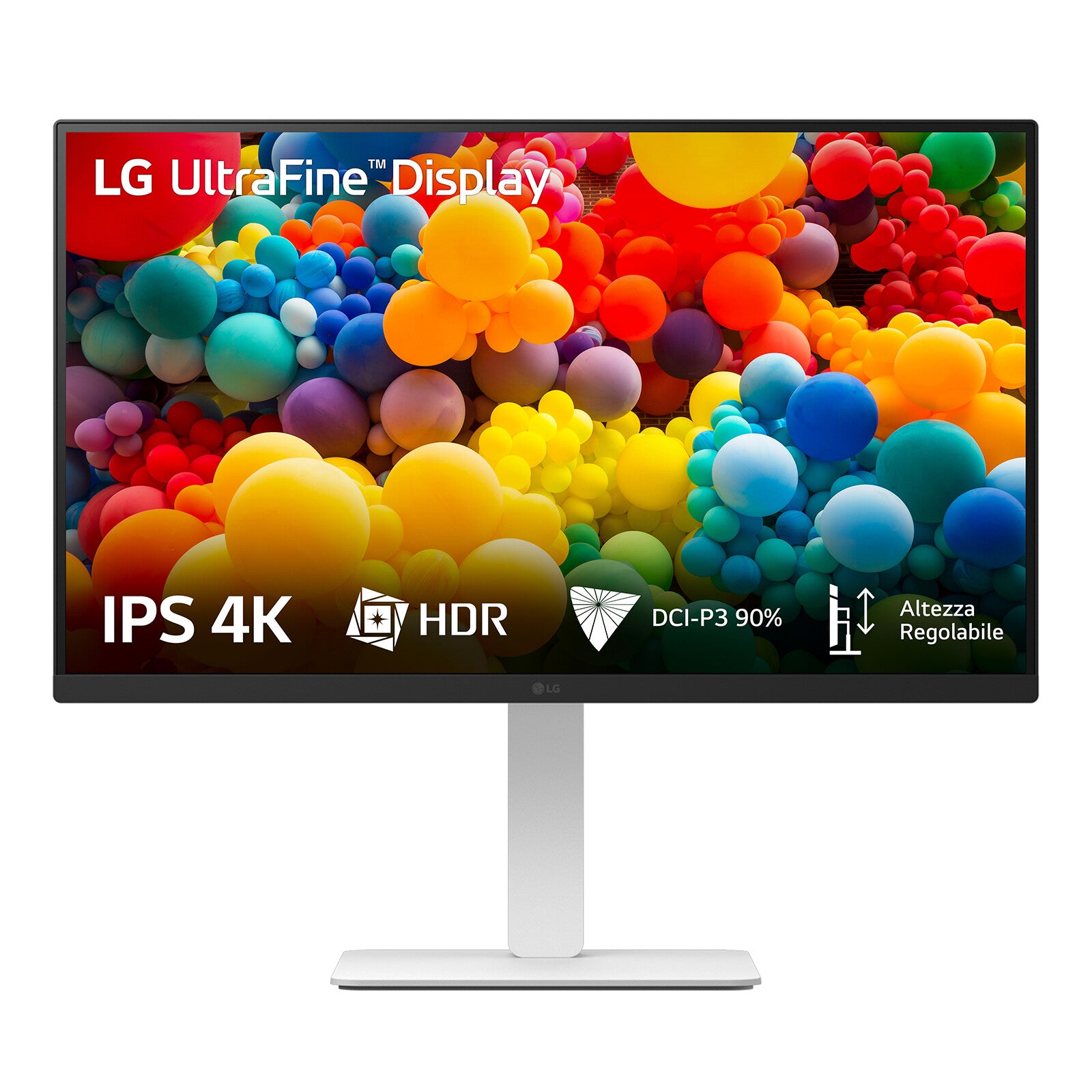 LG 27US550-W computer monitor 68,6 cm (27") 3840 x 2160 Pixels 4K Ultra HD LCD Wit