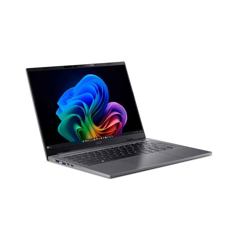 Acer TravelMate TMX414-51-TCO-58G2 Copilot+ PC Intel Core Ultra 5 226V Laptop 35,6 cm (14") WUXGA 16 GB LPDDR5x-SDRAM 512 GB SSD Wi-Fi 7 (802.11be) Windows 11 Pro US International Zwart
