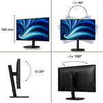 Philips 32B2U3601/00 computer monitor 80 cm (31.5") 2560 x 1440 Pixels Quad HD LCD Zwart