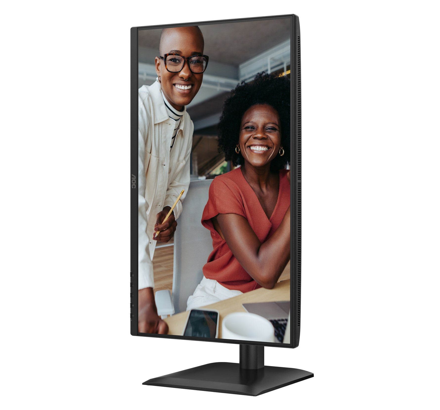 AOC E4 24E4CV computer monitor 60,5 cm (23.8") 1920 x 1080 Pixels Full HD LED Zwart